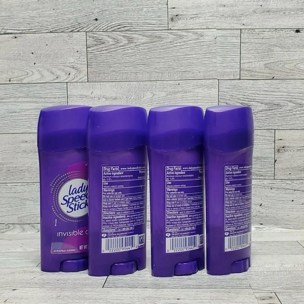 4 pack - Lady Speed Stick Antiperspirant Invisible Dry SHOWER FRESH 1.4 Oz each